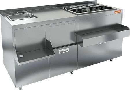 Станция барная с бортом Hicold нбмкс-15/6бпк